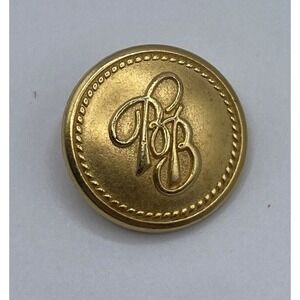 Brooks Brothers Gold Button Replacement BB Script Logo 20MM Waterbury Waist Coat